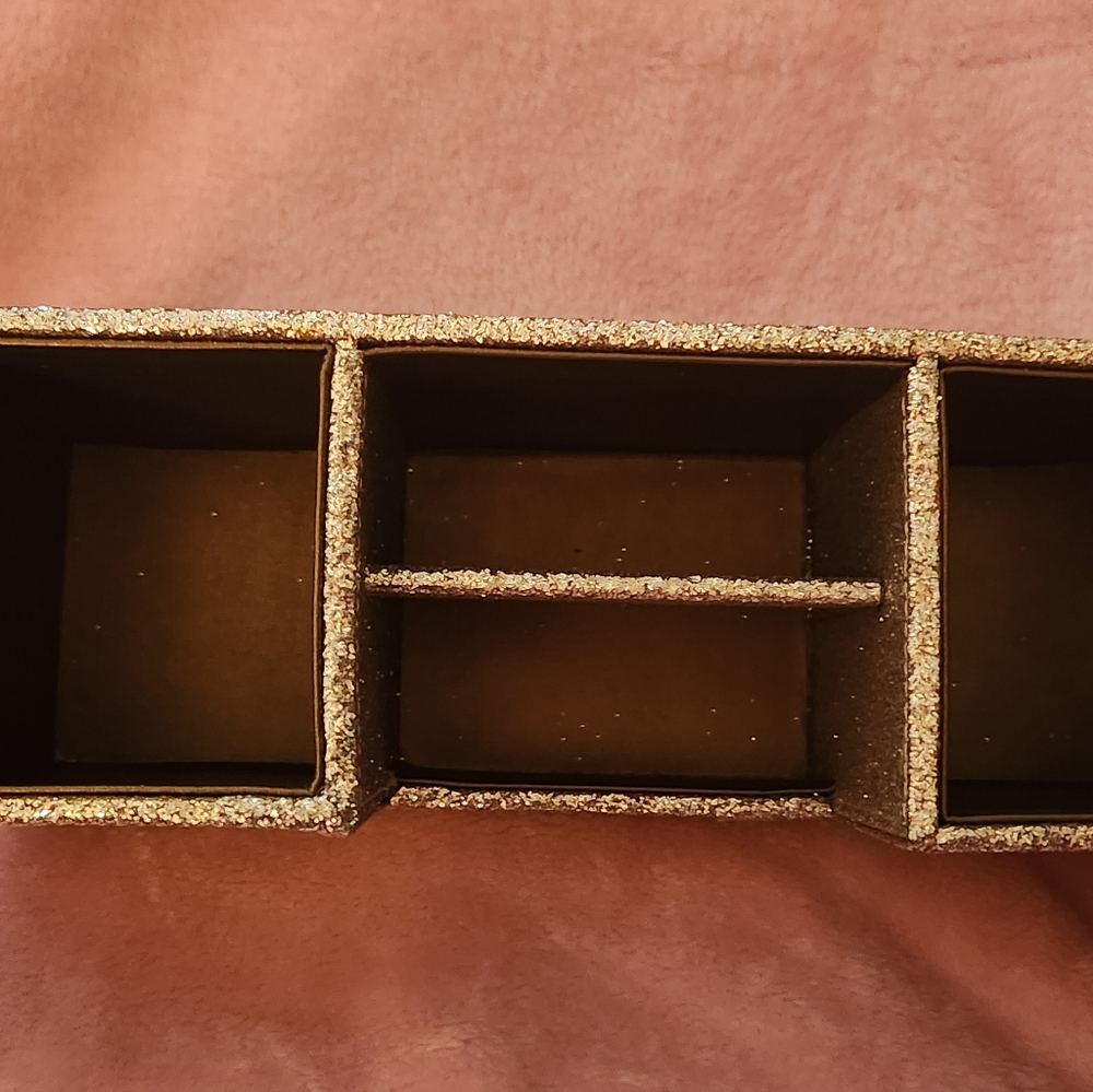 Glitter Organizer. 4 Desk Or Vanity Table